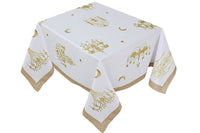 The Golden Chandeliers Table Cover