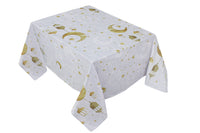 The Magical Golden Crescents Table Cover