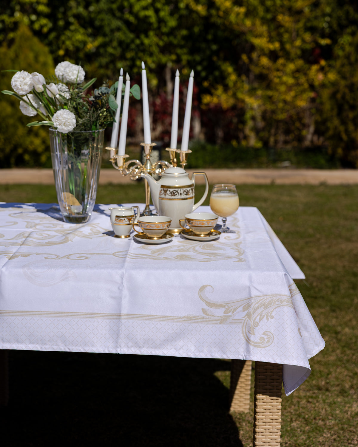 The Royal Beige Table Cover-45