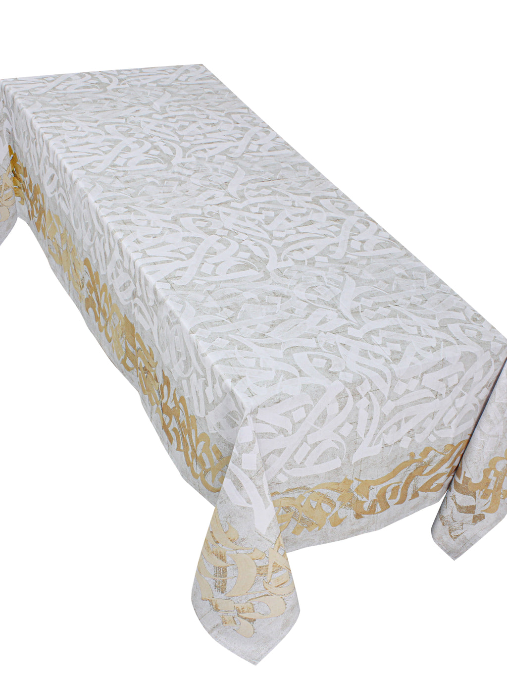 The Chic Calligraphy in BEIGE table cover