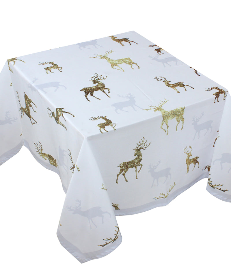 The Shimmery Reindeers table covers