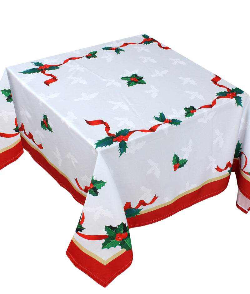 The Holly leaf elegance table cover