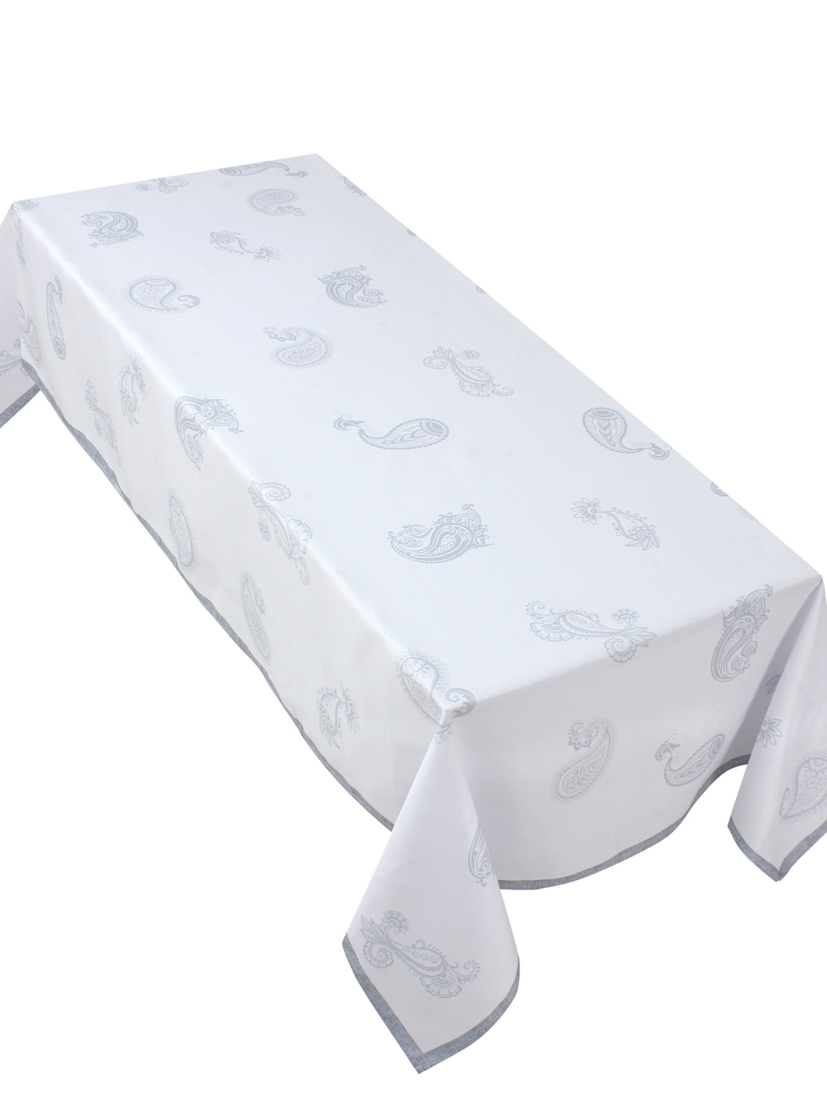 The Grey Paisley table cover-223
