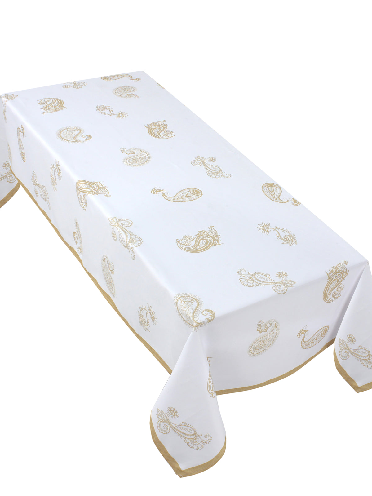 The Beige Paisley table cover-222