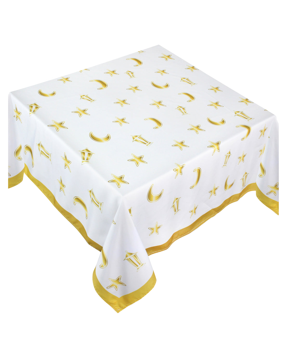 The Golden Mini Fawanis and Stars Table Cover