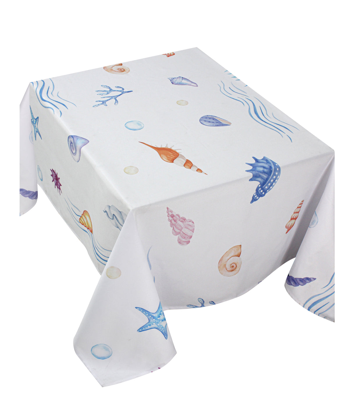 The Seashell waves table cover