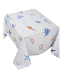 The Seashell waves table cover