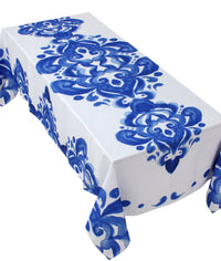 The Bleu Blanc Table Cover