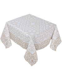 The Beige Islamic Art Table Cover
