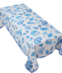 The Blue Shells Squared Table Cover