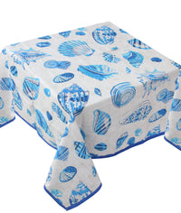 The Aqua Shells Table Cover