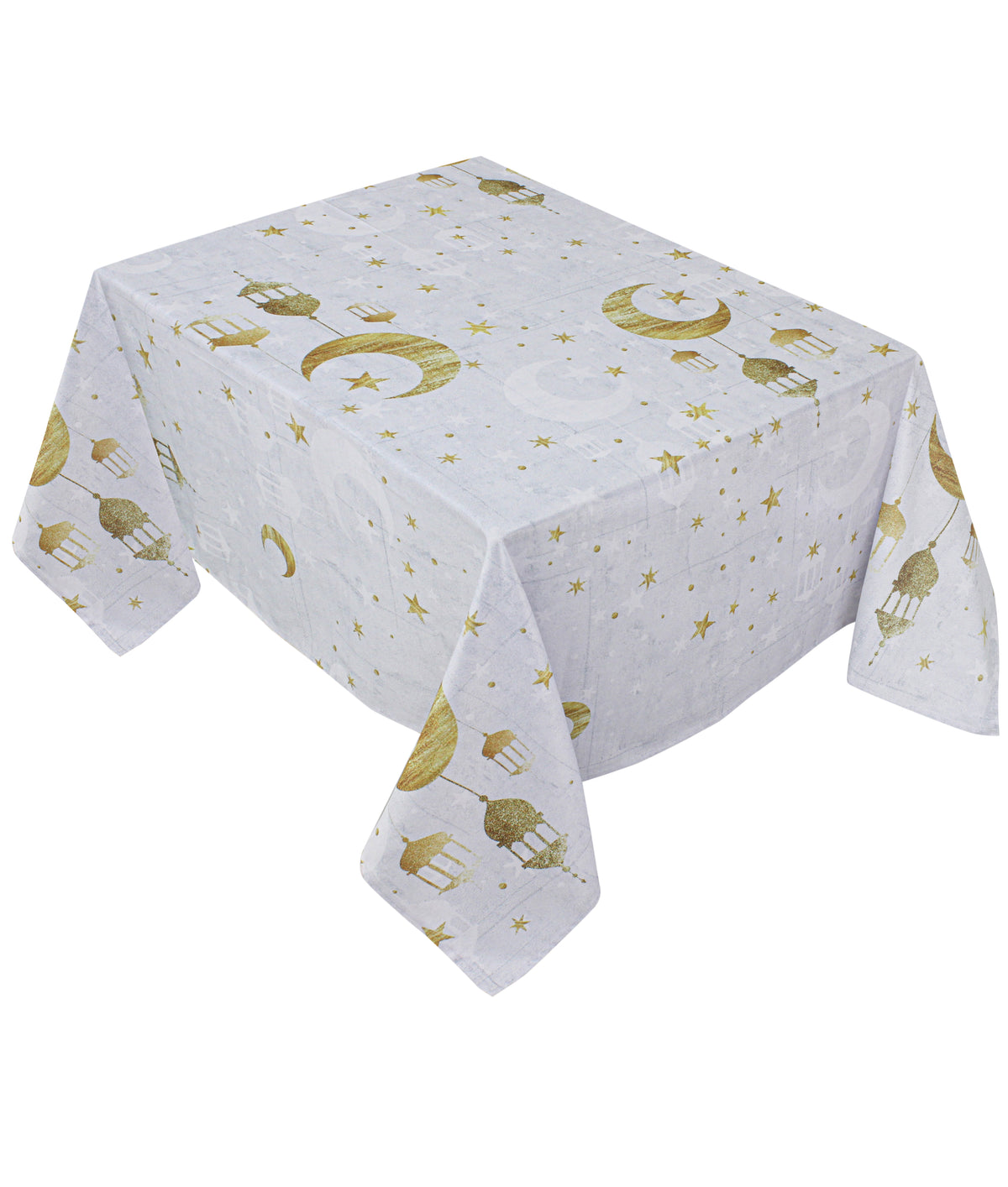 The Magical Golden Crescents Table Cover