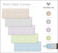 The Blue Breeze Table cover- Powder Blue
