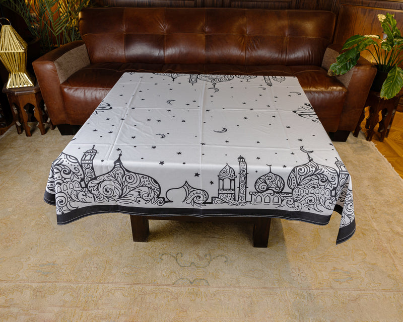 Lailaty black table cover