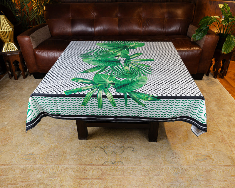 The leaves Palestinian kuffeyah table cover