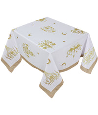 The Golden Chandeliers Table Cover