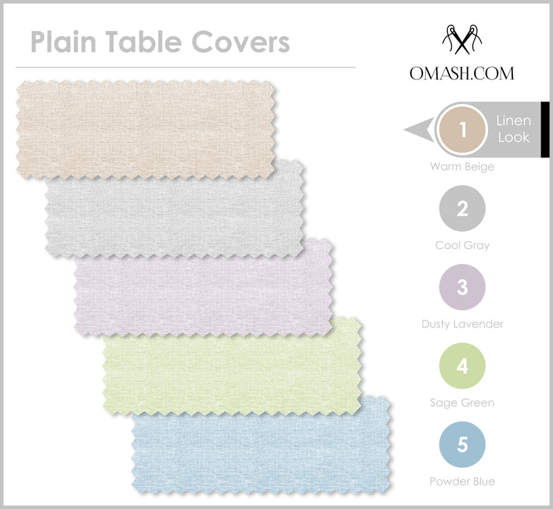 The Beige elegance table cover- Warm Beige-207