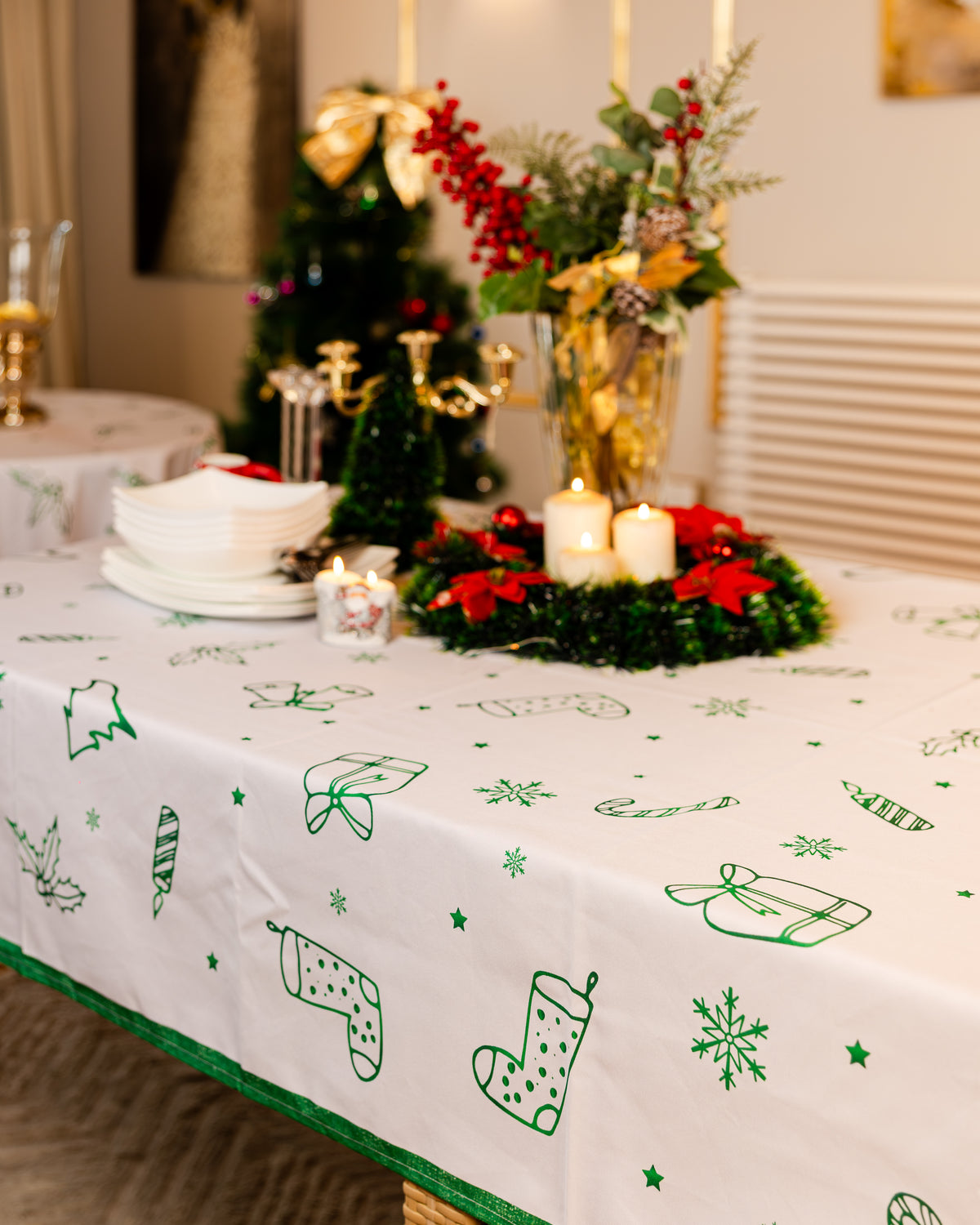The Green Jolly Jamboree table cover