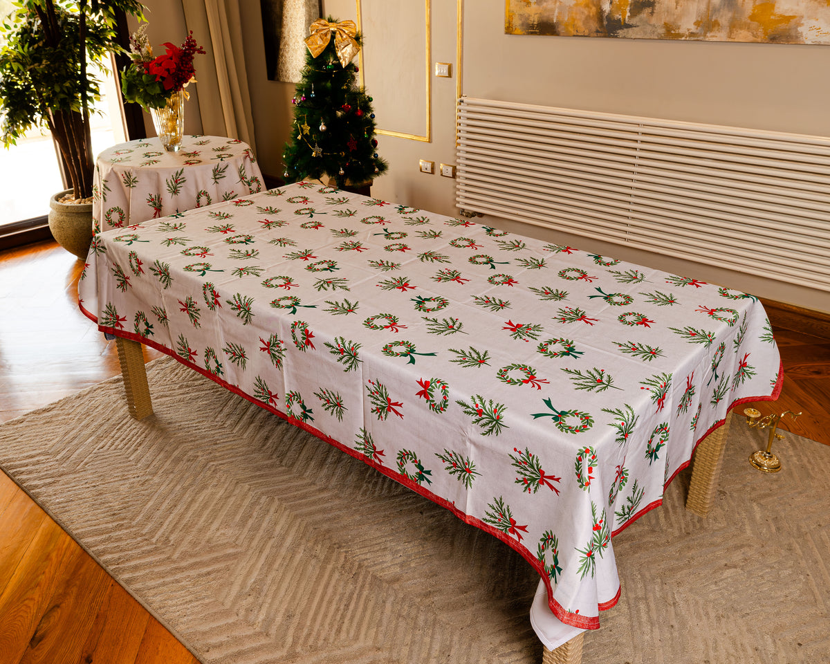 The Evergreen Enchantment table cover