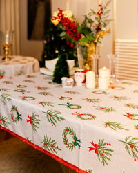 The Evergreen Enchantment table cover