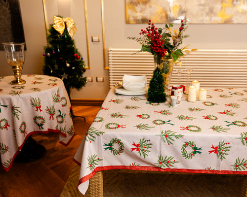 The Evergreen Enchantment table cover