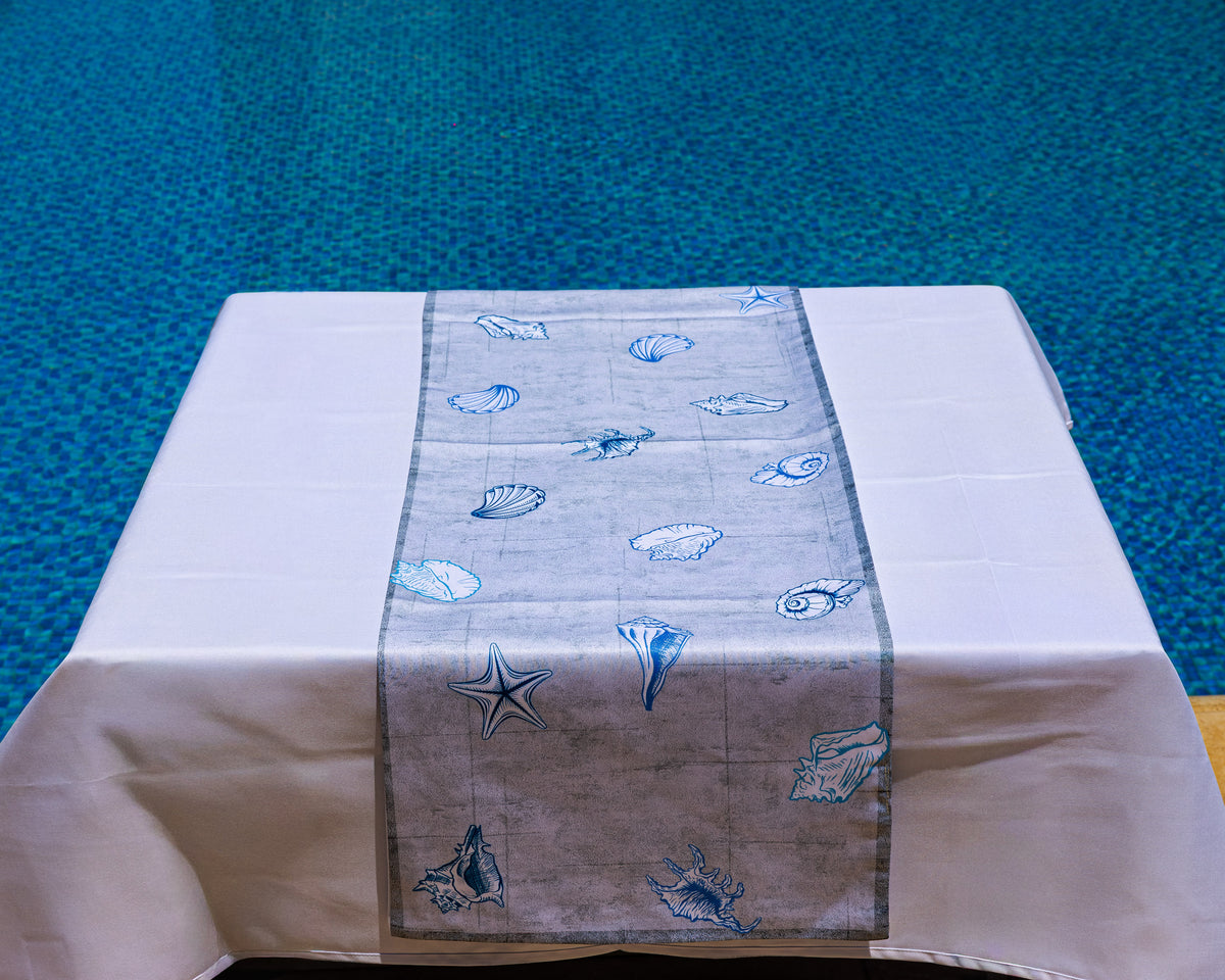 The Shells and Sand table runner