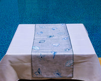 The Shells and Sand table runner