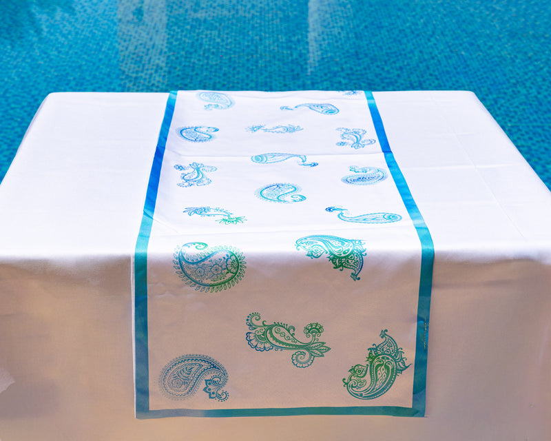 The Colourful Paisley table runner – product image | Omash
