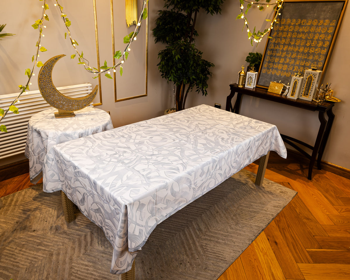 The Durra caligraphy table cover