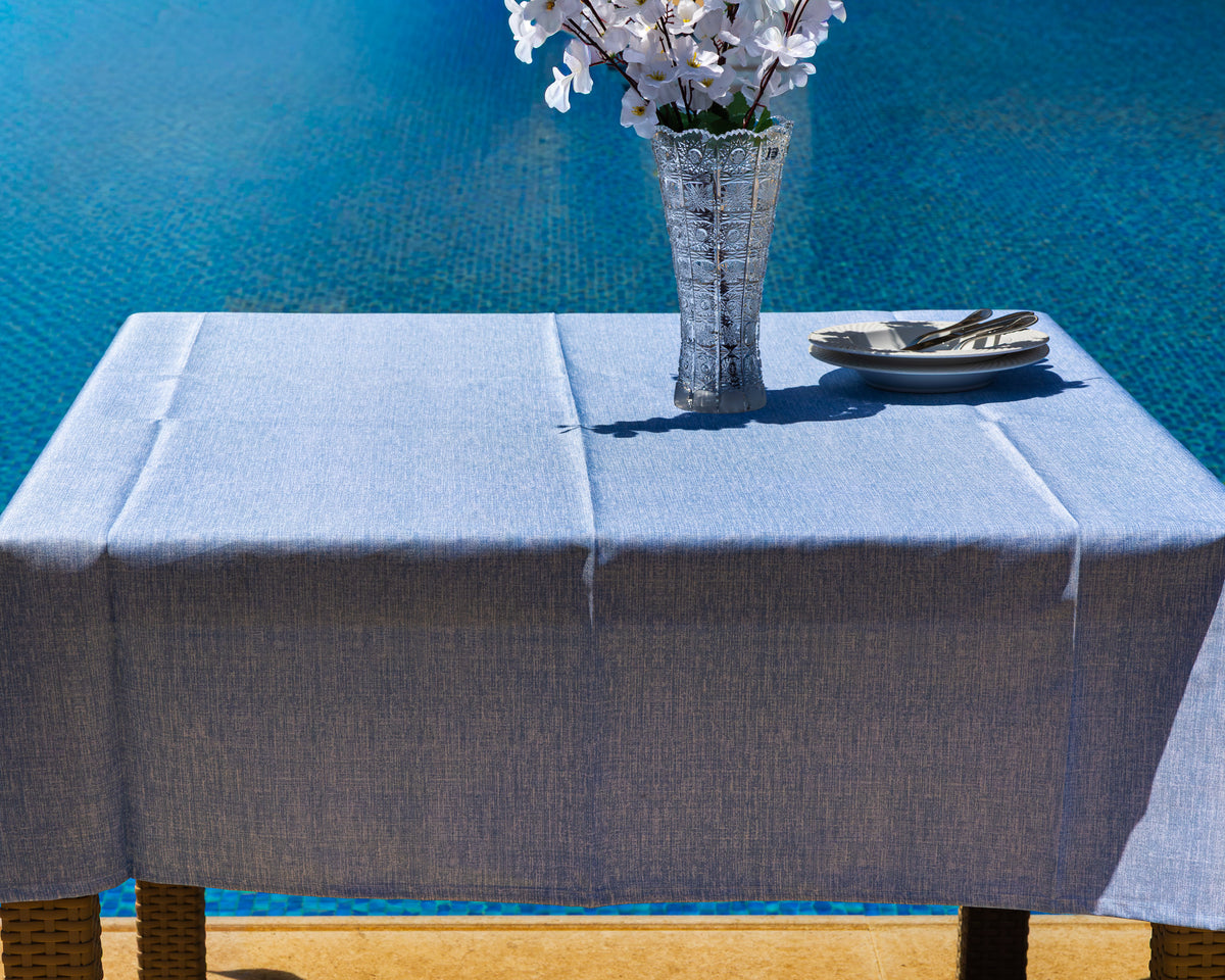 The Blue Breeze Table cover- Powder Blue