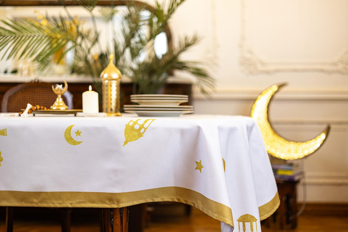 The Golden Sebha Table Cover