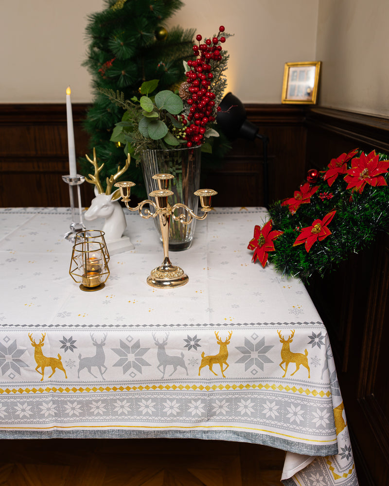 The Gilded Reindeers statement table cover - 244