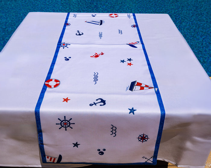 Nautical Marine table runner – product image | Omash