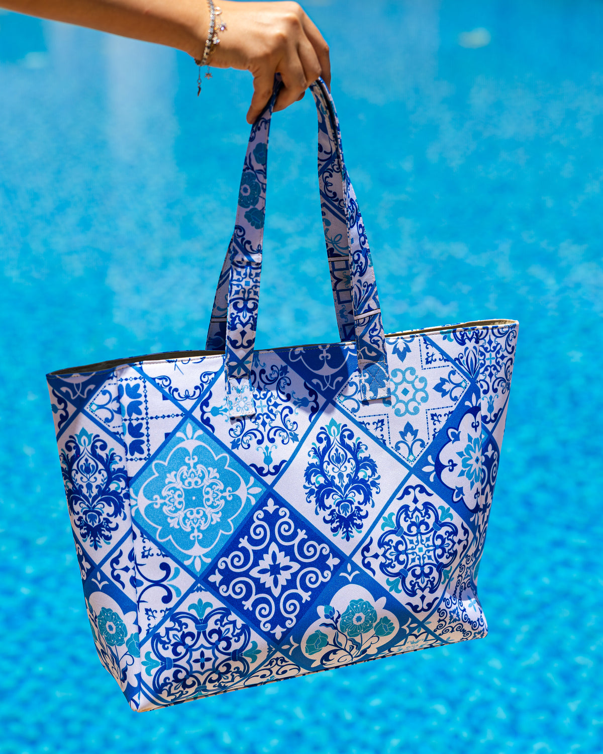 The bleu blanc tote bag – view 4 | Omash