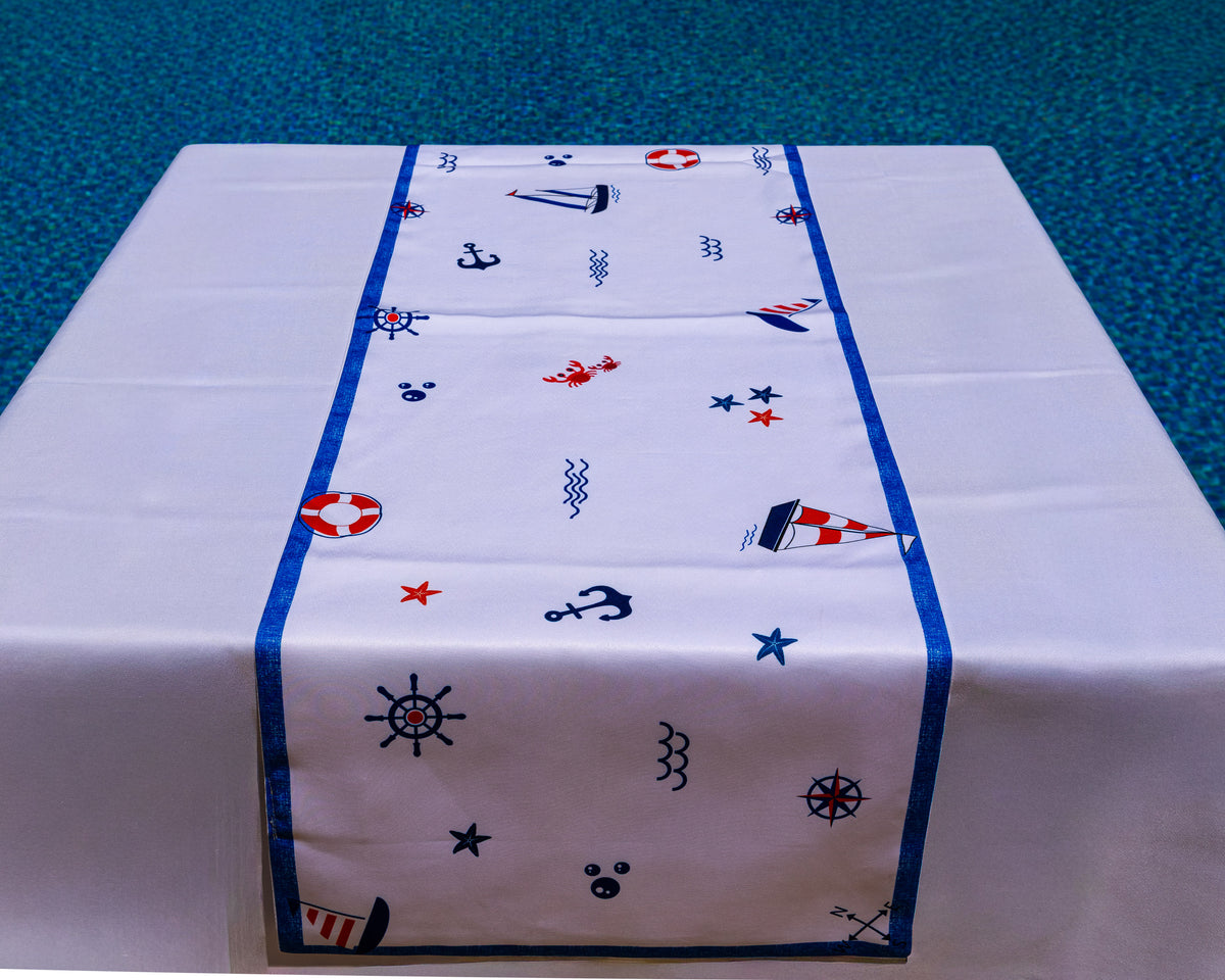 Nautical Marine table runner
