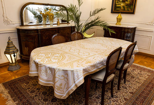 The Pastel Beige table cover- 087