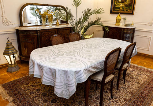 The Pastel Pistache Khayameya table cover- 086