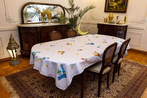 The Peaceful Mosques table cover- 096