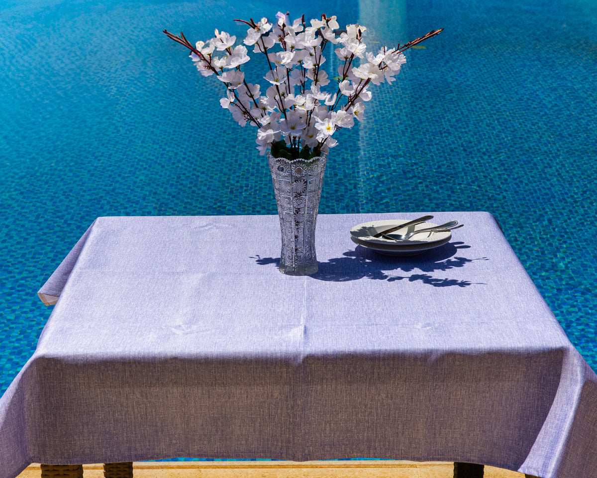 The Lilac Plain Table cover- Dusty Lavender