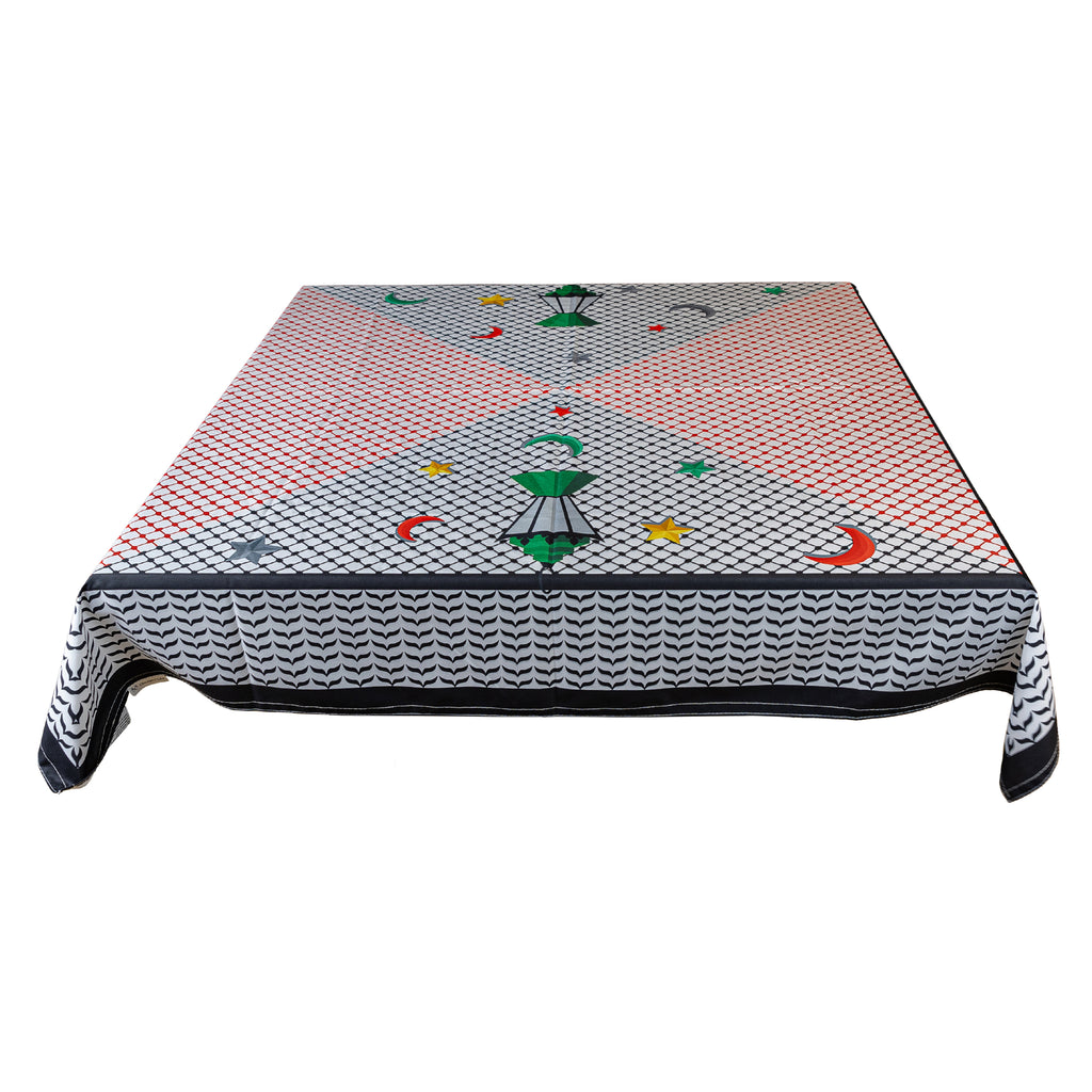 The Palestinian flag fawanis table cover