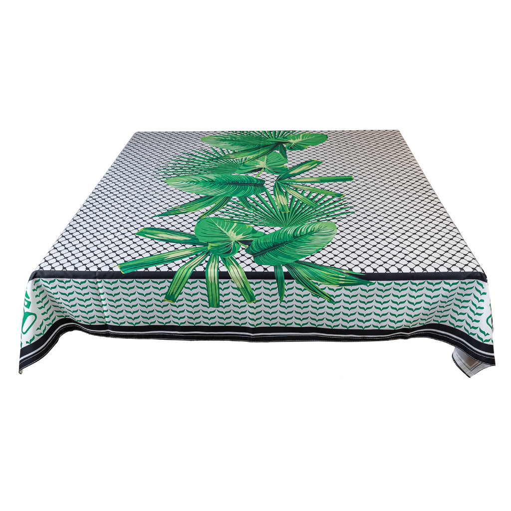 The leaves Palestinian kuffeyah table cover