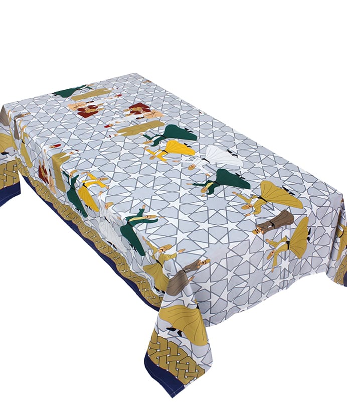 The IsIamic Decoration and Tenora table cover