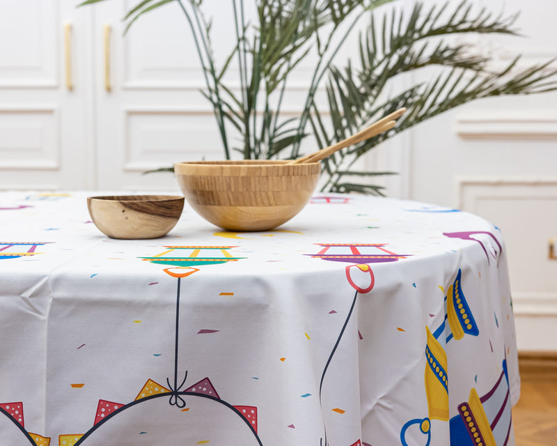 The Lantern Bright and happy colors table cover