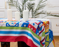 The Colourful Fawanis With Stars Table Cover