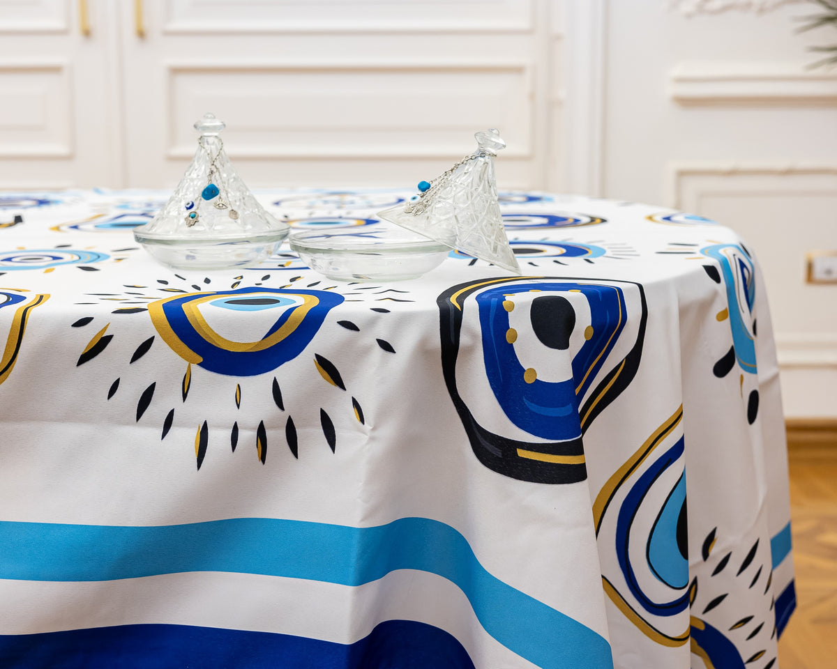 The Evil eye mania table cover