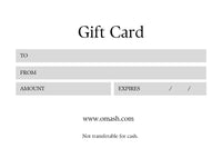 OMASH.COM gift card