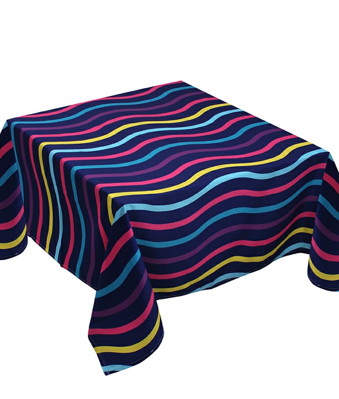 The Wavy stripes table cover