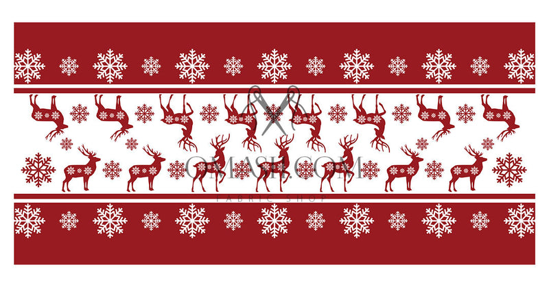 The Red Reindeers Tablecover
