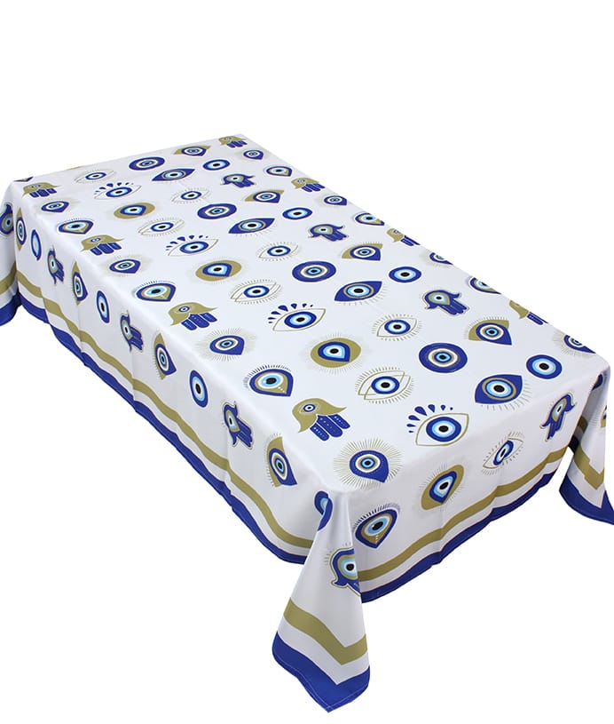 The Evil Eye Blue table cover