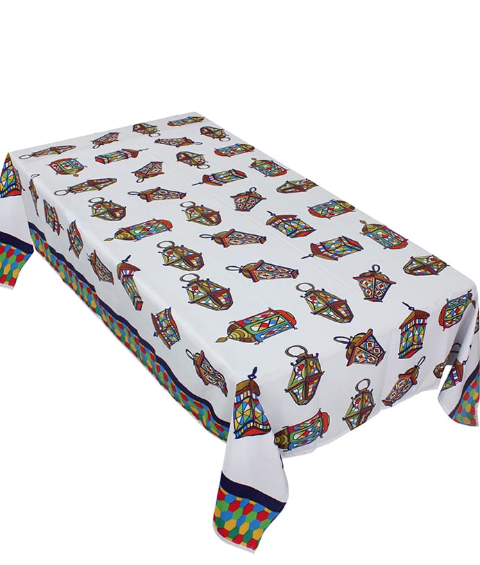 The Colourful Lantern table cover